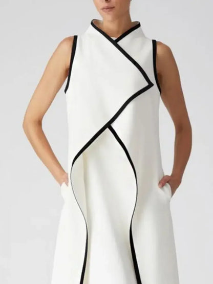 Zomerjurk Lemongor Midi Rok Vrouwenjurk