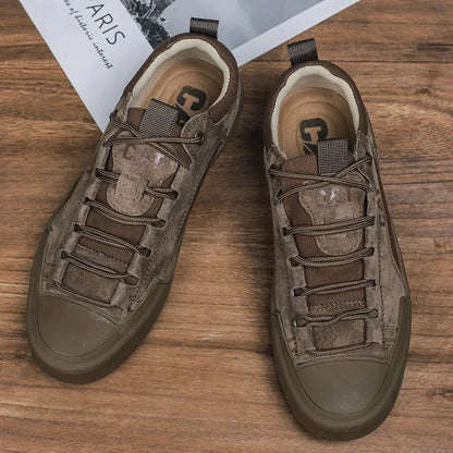 Premium Leren Sportschoenen voor Heren