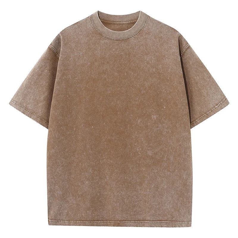 Vrouwen Oversized T-shirt Vintage Look Zomerse Stijl