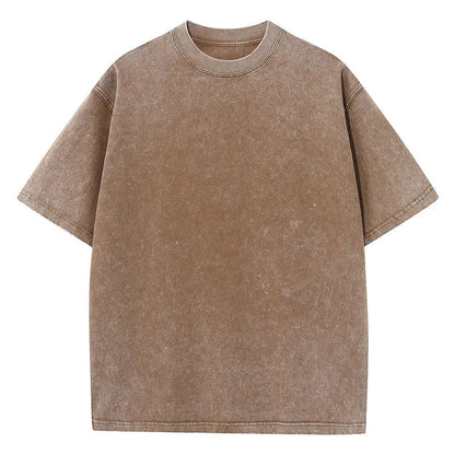 Vrouwen Oversized T-shirt Vintage Look Zomerse Stijl