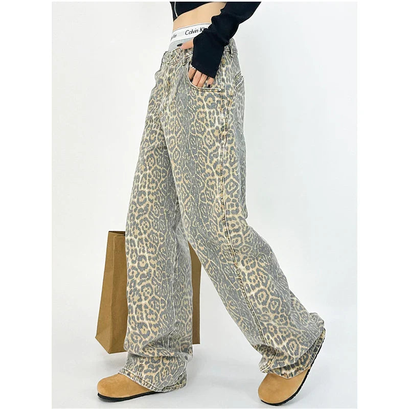 Dierenprint Broek Overall voor Vrouwen Chique Stijl