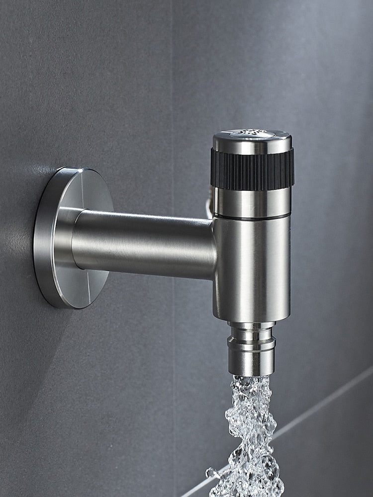 Moderne Wateraansluitkraan met Wandmontage – Outdoor Tuinkraan met Messing Kernklep