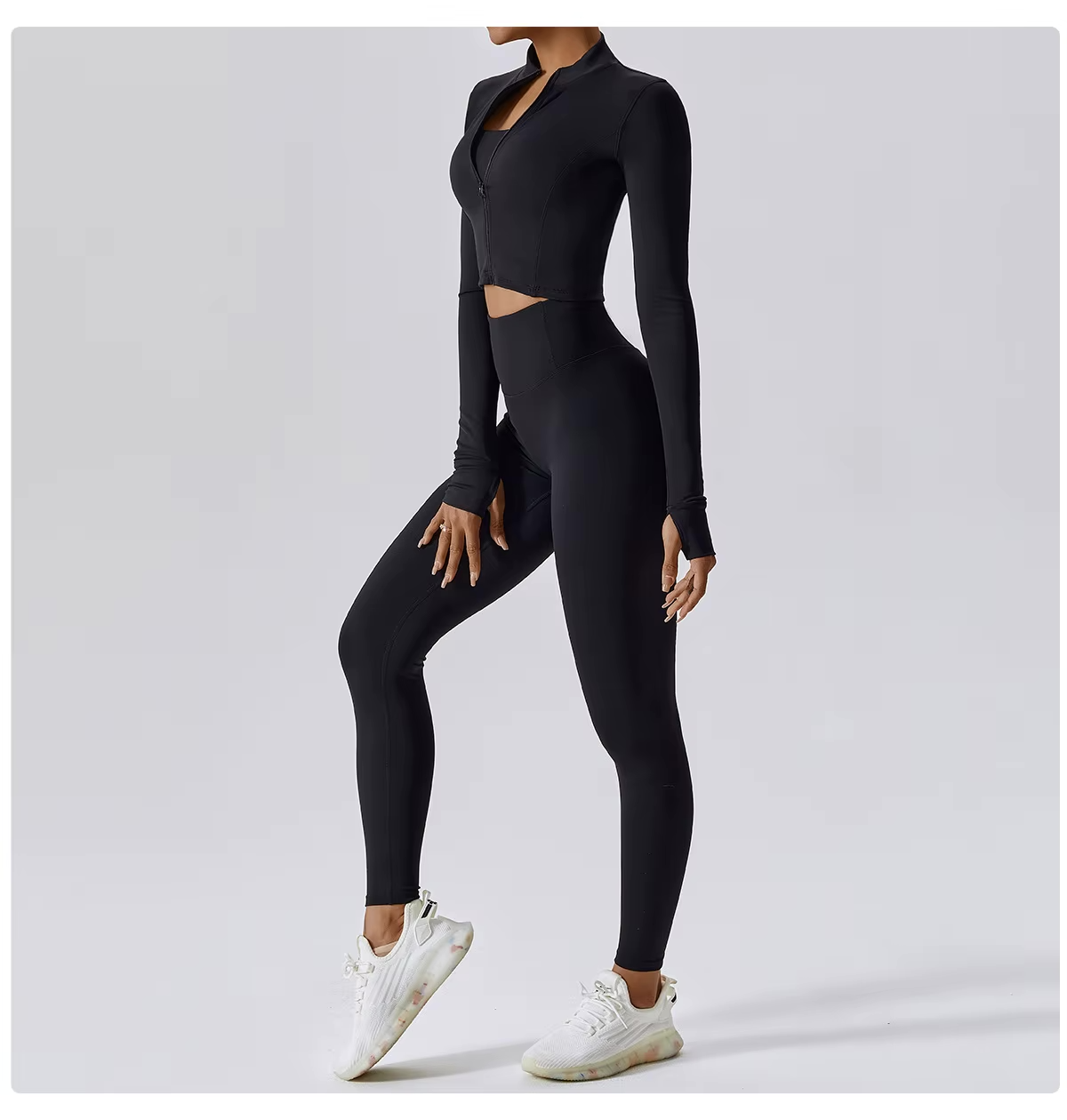 Vrouwensportset Naadloos Ademend Sport Legging