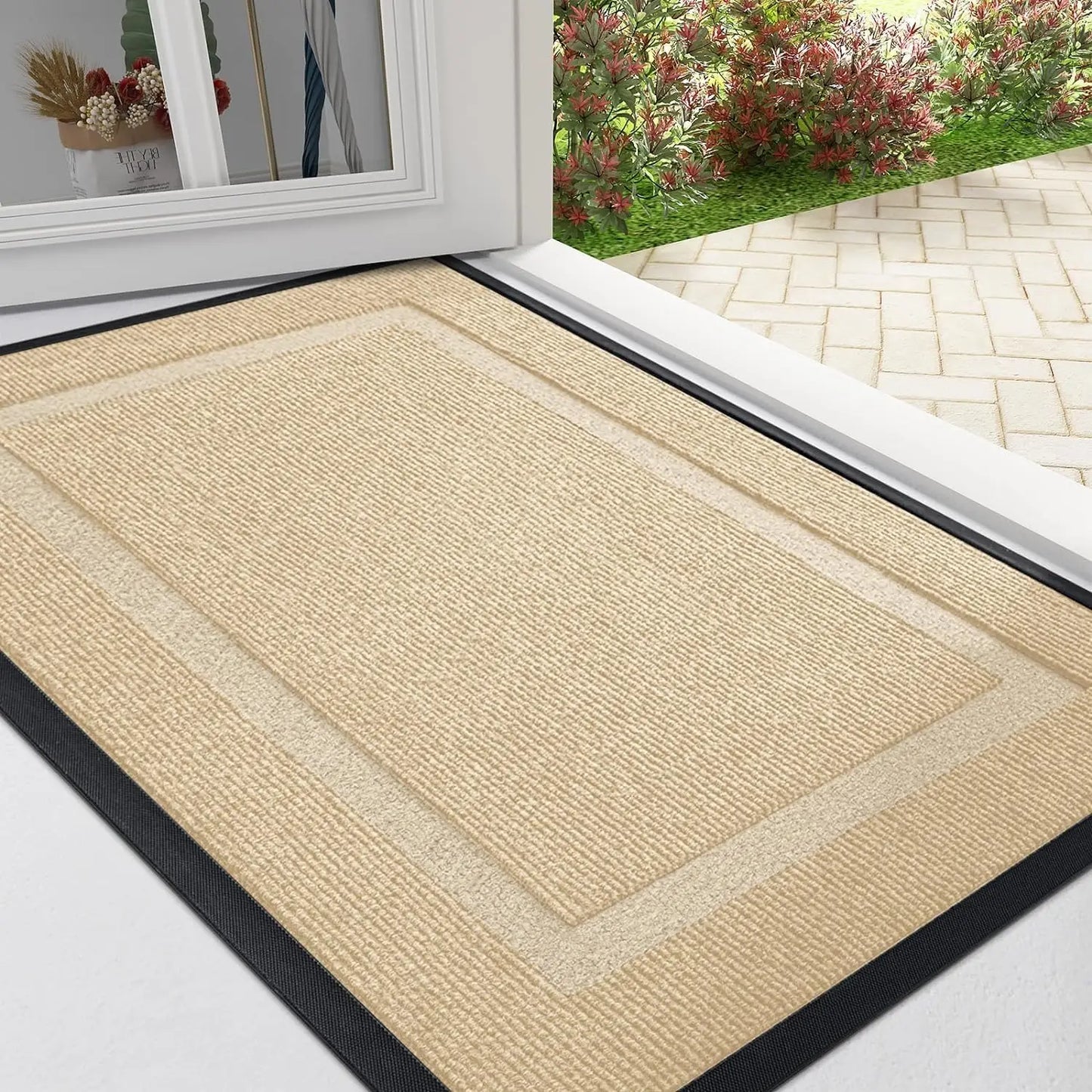 Rubberen Deurmat Antislip Zwaar Binnen Buiten Entree Hal