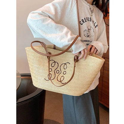 Boho Strandtas Groot Handgemaakt voor Vakantie