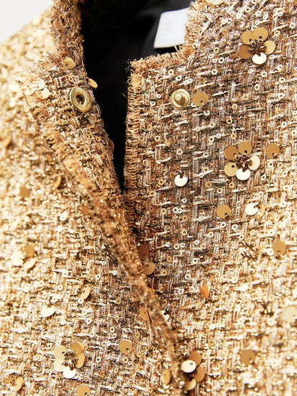 Luxe Tussenjas Zwart Goud Zilver Stijlvol Comfortabel