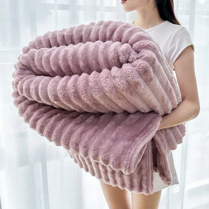 Sansoti Flanellen Dekbedovertrek 240x220 cm | Zacht Fleece & Dubbelzijdig | Luxe Hotelcomfort