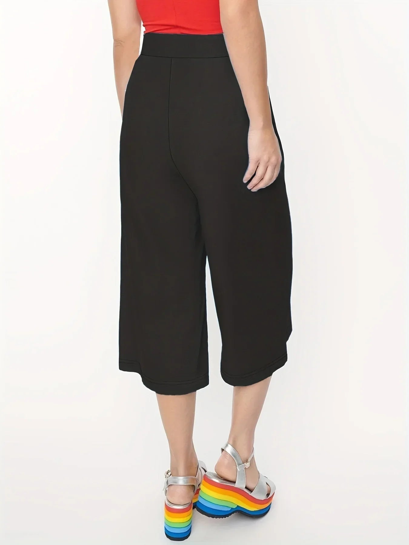 Wijde Zomerbroek Plus Size Comfy Stof