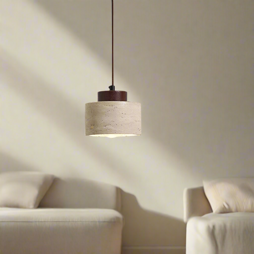 Wandlamp Marmer Alabaster Rond LED 3000K Travertin Nordic Design