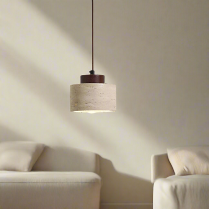 Wandlamp Marmer Alabaster Rond LED 3000K Travertin Nordic Design