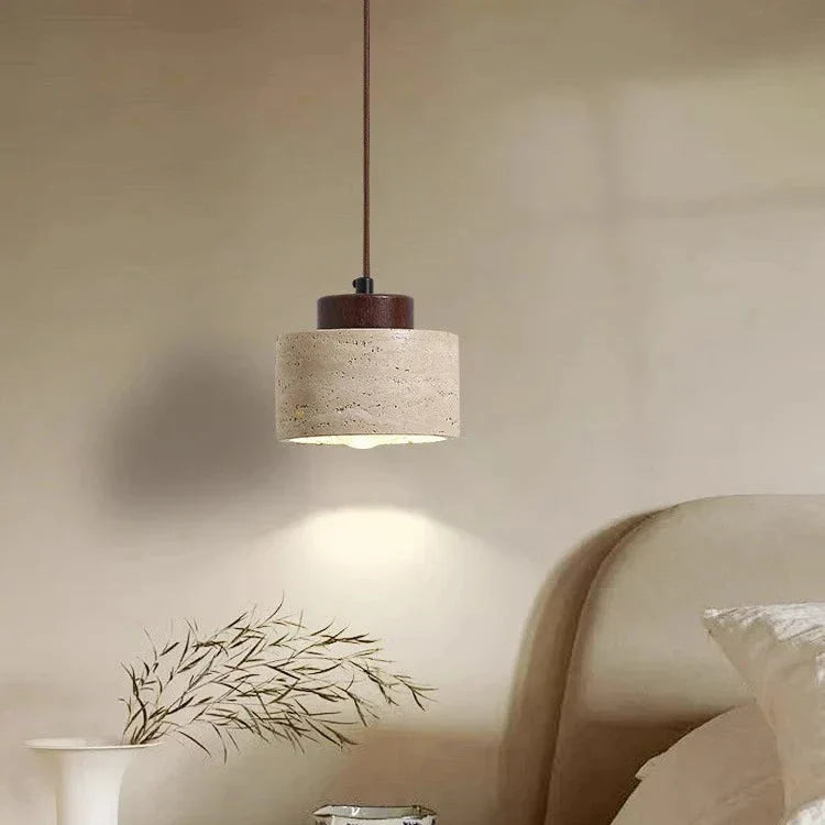 Wandlamp Marmer Alabaster Rond LED 3000K Travertin Nordic Design