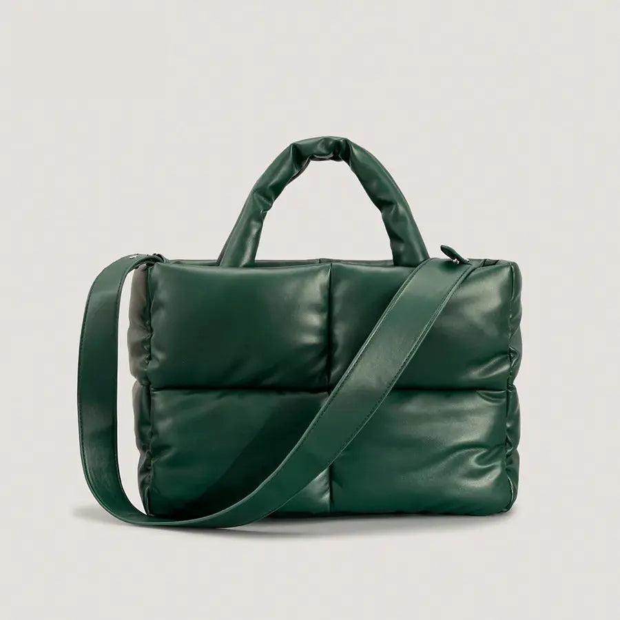 Gevoerde Puffer Schoudertas Trendy Dames Tas
