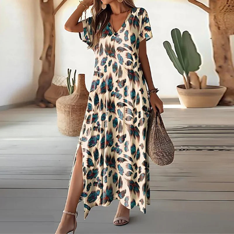 Klassieke Jurken met Bloemenprint Retro Stijl - StudioMarella