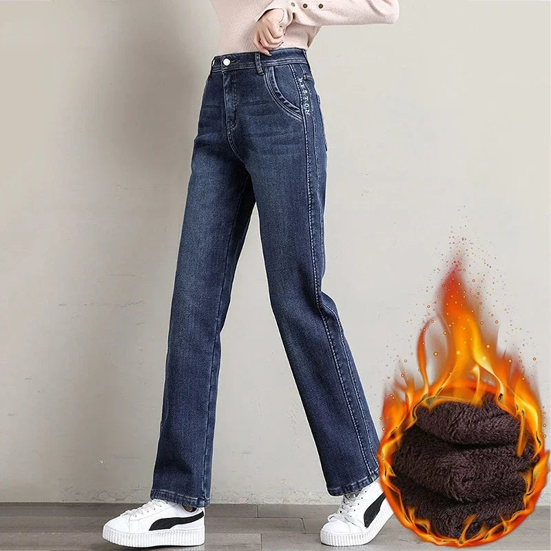 Warme Fleece Jeans voor Winter - StudioMarella