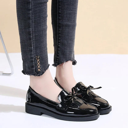 Zwarte Loafers Luxe Leer Schoenen