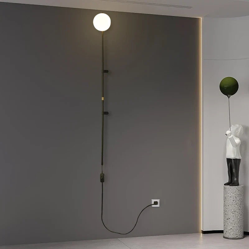Scandinavische Wandlamp Wandsconce met Plug-in Aansluiting