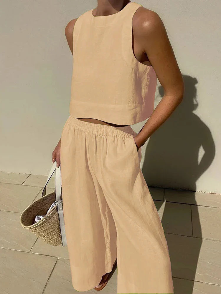 Zomerjurk Set Vrouwelijk Elegant Licht