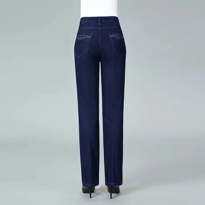 Elegante Borduur Jeans voor Dames