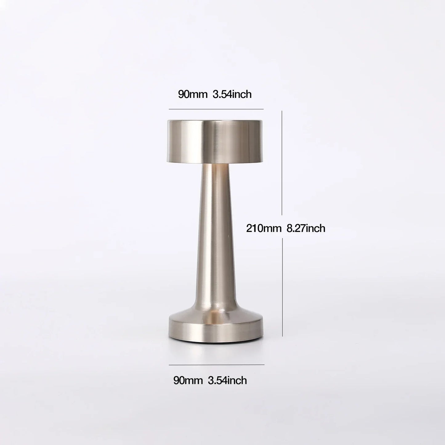 Draadloze Design Tafellamp LED Metaal Acryl Dimbaar Touch Sfeerlamp Industrieel
