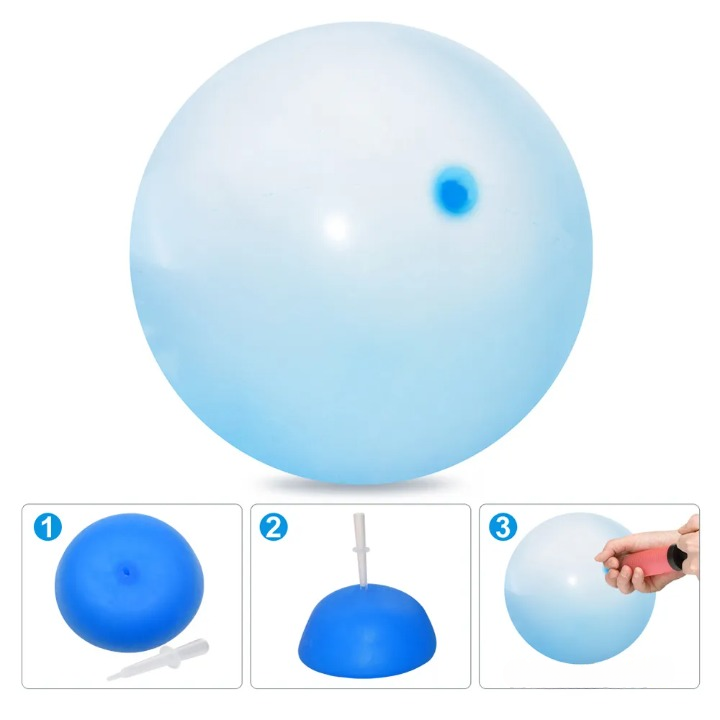 Bubble Ball TPR BPA-vrij 70cm 120cm Tuin Speelbal Waterbal Springbal Buiten Binnen Kinderen Familie Zomer Speelgoed 122kg