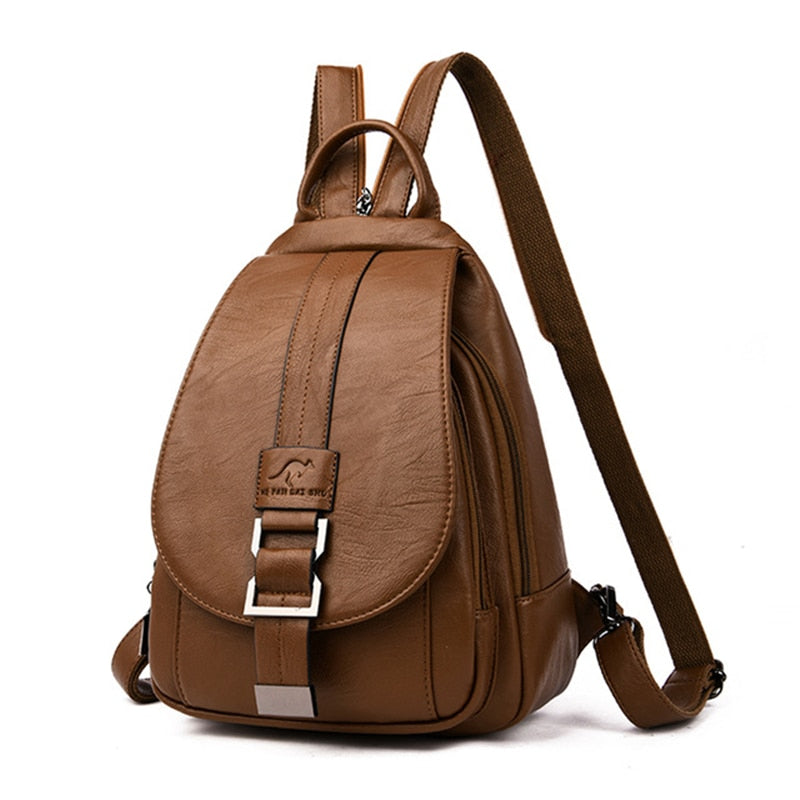 Leren Damesrugzak Elegant Design Praktisch Schoudertas Dagelijks Gebruik Mode Accessoire Veelzijdig Stijlvol