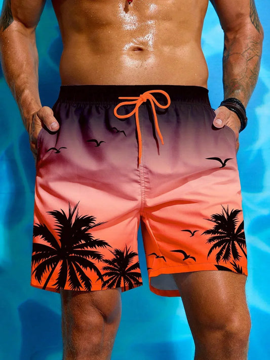 Mannen Short Tropical Print Zwemshort - StudioMarella