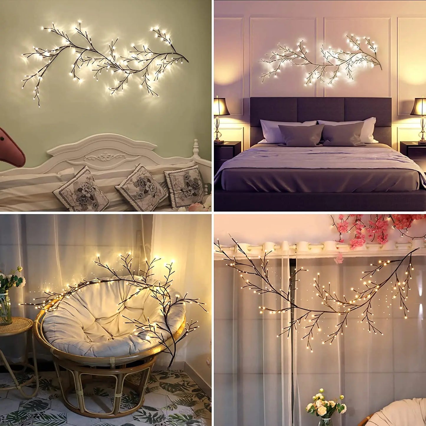 Wilgentakken Verlichting met 144 LEDs — Decoratieve Tak met Dimmer 200cm