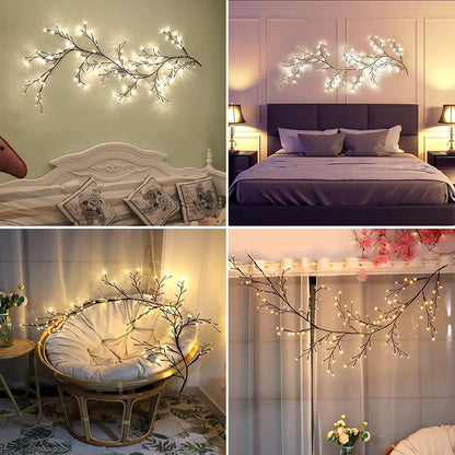 Wilgentakken Verlichting met 144 LEDs — Decoratieve Tak met Dimmer 200cm