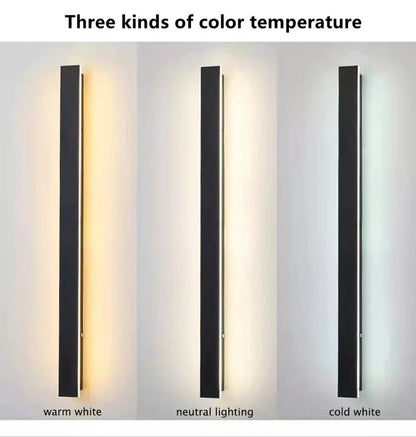 LED Wandlamp Buiten Binnen IP65 Waterdicht 30cm tot 120cm Minimalistisch Modern
