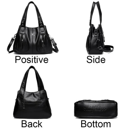 Vegan Leren Bucket Tasje Charme Model