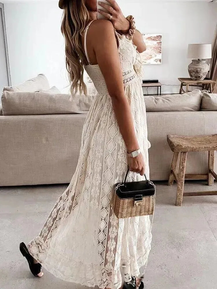 Bohemian Maxi Jurk Zomer Lange Vrouwelijke Jurk