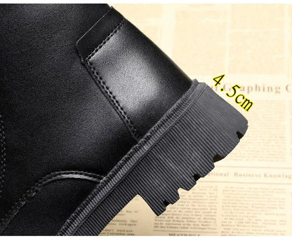 Leren Veterschoenen Zwart met Gevoerde Binnenkant