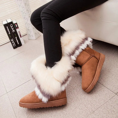 Vrouwen Bontlaarzen Warm en Comfortabel Winter