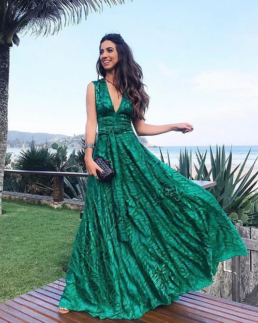 Zomerse Maxi Jurk voor Vrouw Elegant en Comfortabel - StudioMarella