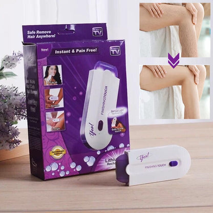 Oplaadbare Haarontharingsapparaat met LED — Pijnloos en Veilig Epilator voor Gezicht, Armen en Benen