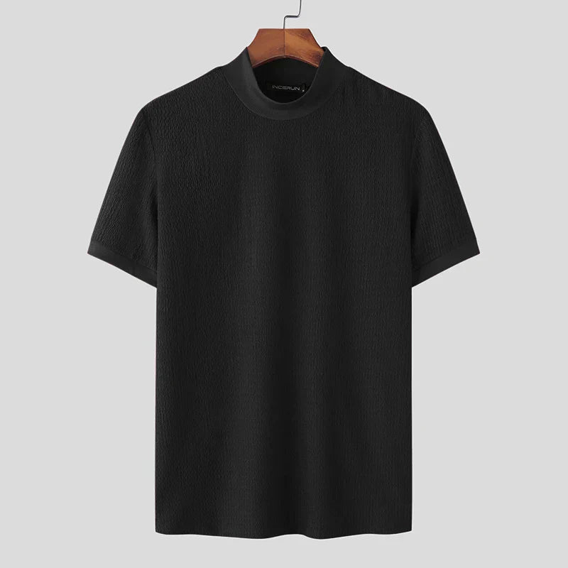 Heren Overhemd Korte Mouwen Casual Stijlvol Zomer