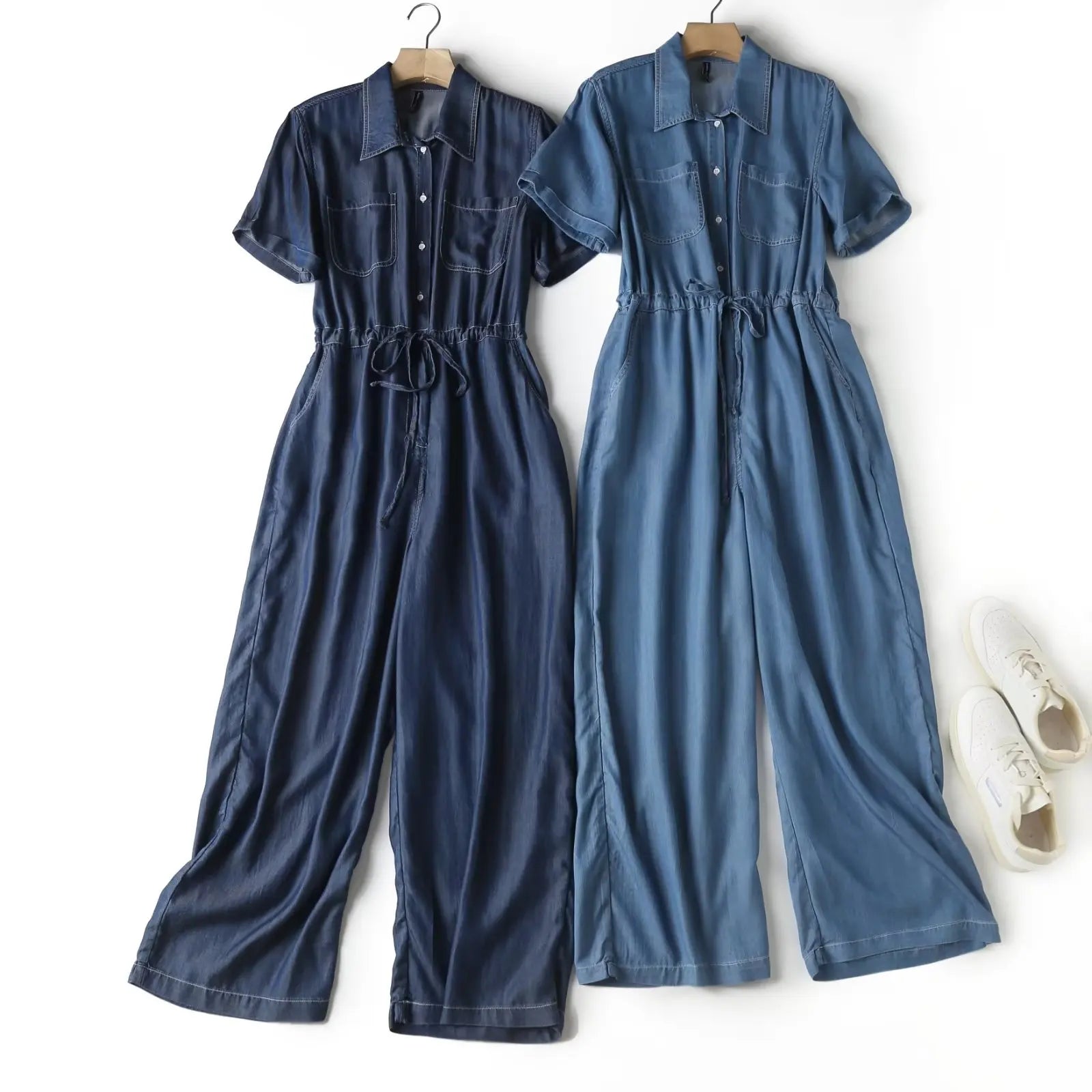 Jeans Jumpsuit Elegante Zomeroutfit - StudioMarella