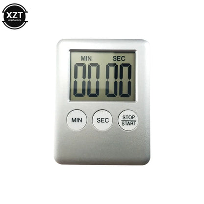 Digitale Keukentimer Magneet LCD Kompakt Keuken Aftellen Countdown Timer Eieren Pasta Koken