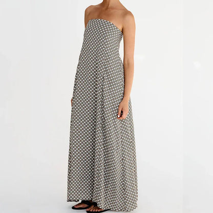 Zomerjurk Off-shoulder Allegra Mooie Vrouwelijke Jurk