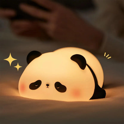 Nachtlampje Dieren LED Nachtverlichting Zacht Siliconen USB Oplaadbaar Timer Sfeerverlichting Kinderkamer