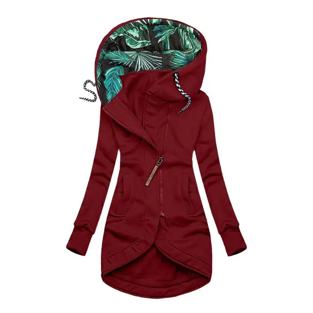 Asymmetrische Winterjas voor Vrouw