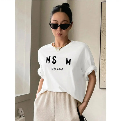 Elegante T-shirt voor Vrouw Met Strik Detail - StudioMarella
