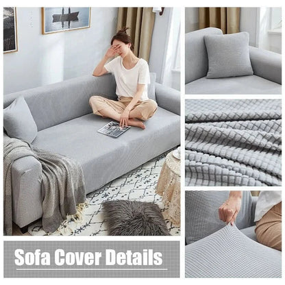 Bankbeschermer met Antislip – Luxe Geribde Bankhoes voor Bescherming & Comfort