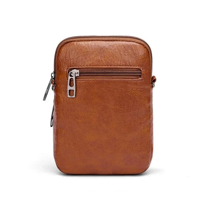 Vintage Schoudertas voor Dames Leer