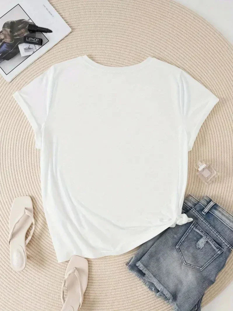 Merel T-shirt Katoen Harajuku Stijl