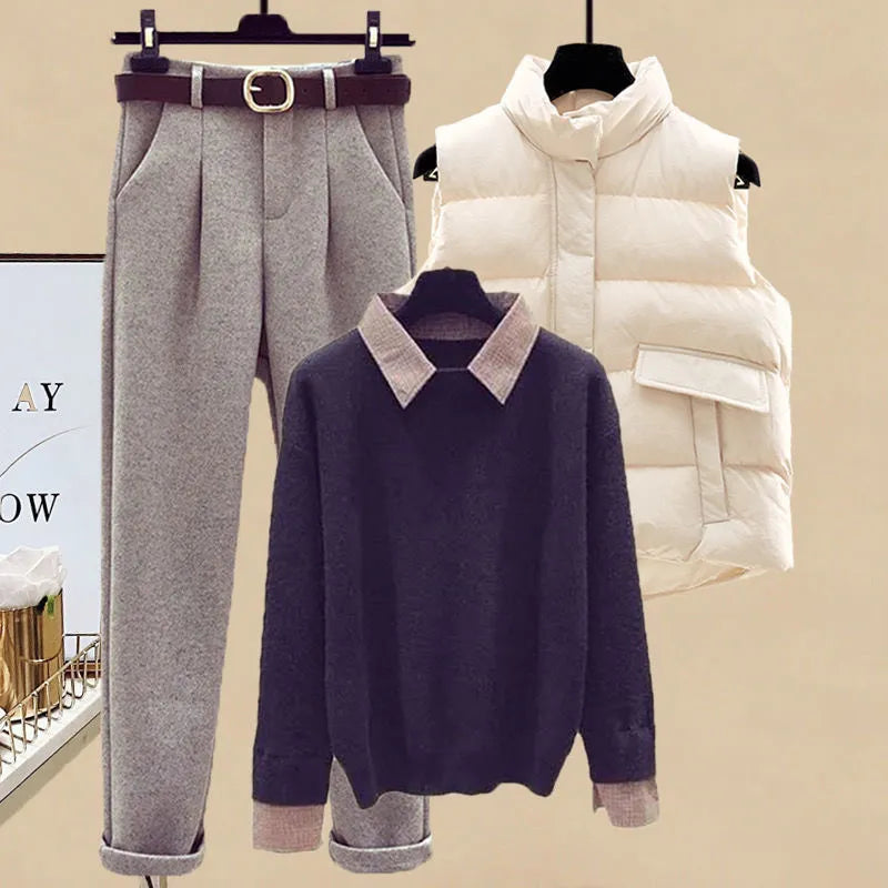 Dames 3-Delige Set Elegant Klassieke Outfit - StudioMarella