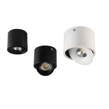 Opbouw Plafondspot LED Dimbaar Draaibaar Aluminium Wit Zwart Woonkamer Keuken Kantoor