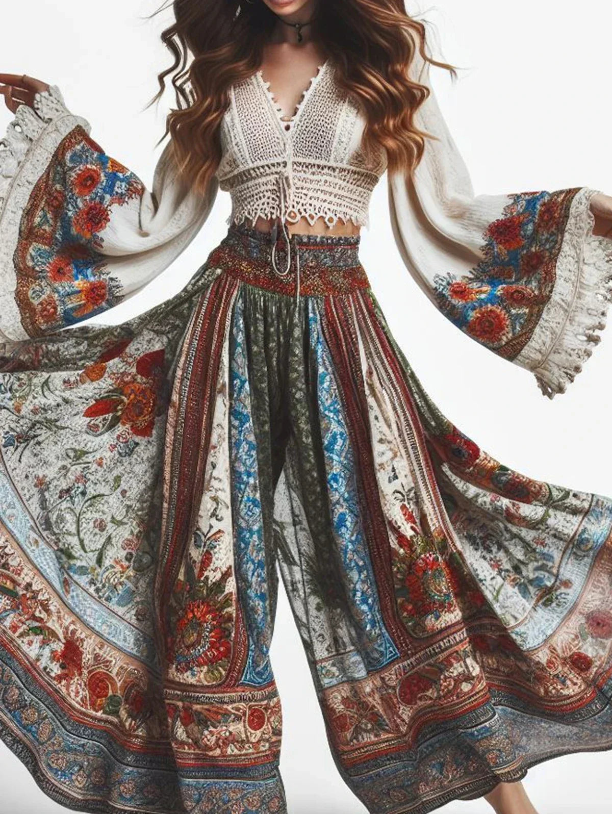 Damesbroek Zomer Boheemse Stijl Comfortabele Broek - StudioMarella