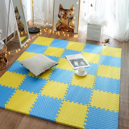 Puzzelmat Baby EVA Foam Vloertegels 30x30cm Antislip Speelmat Kinderen Kruipmat Zachte Speelvloer Babykamer Speelkamer