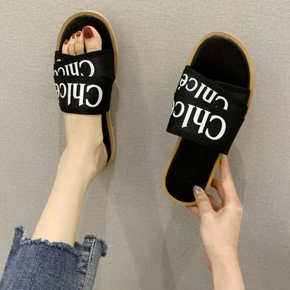 Vrouwelijke Zomersandalen Mode Stijl